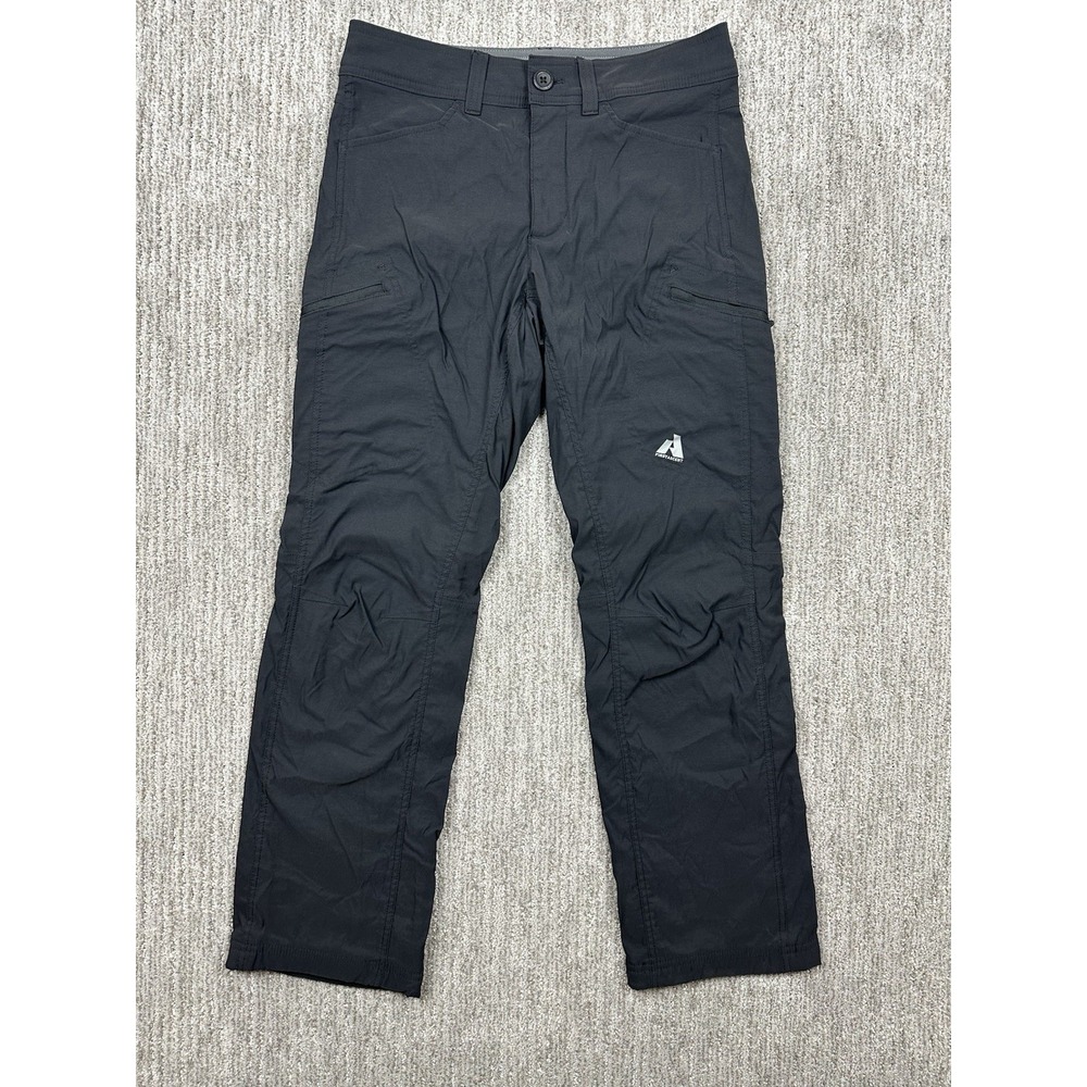 Eddie Bauer FIRST ASCENT Guide Pro Lined Pants Mens 30x30 Black Hiking NWOT